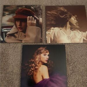 Taylor Swift Speak Now, Red, Fearless Taylor’s Version vinyls